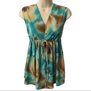 Gorgeous Teal Tank Top Large